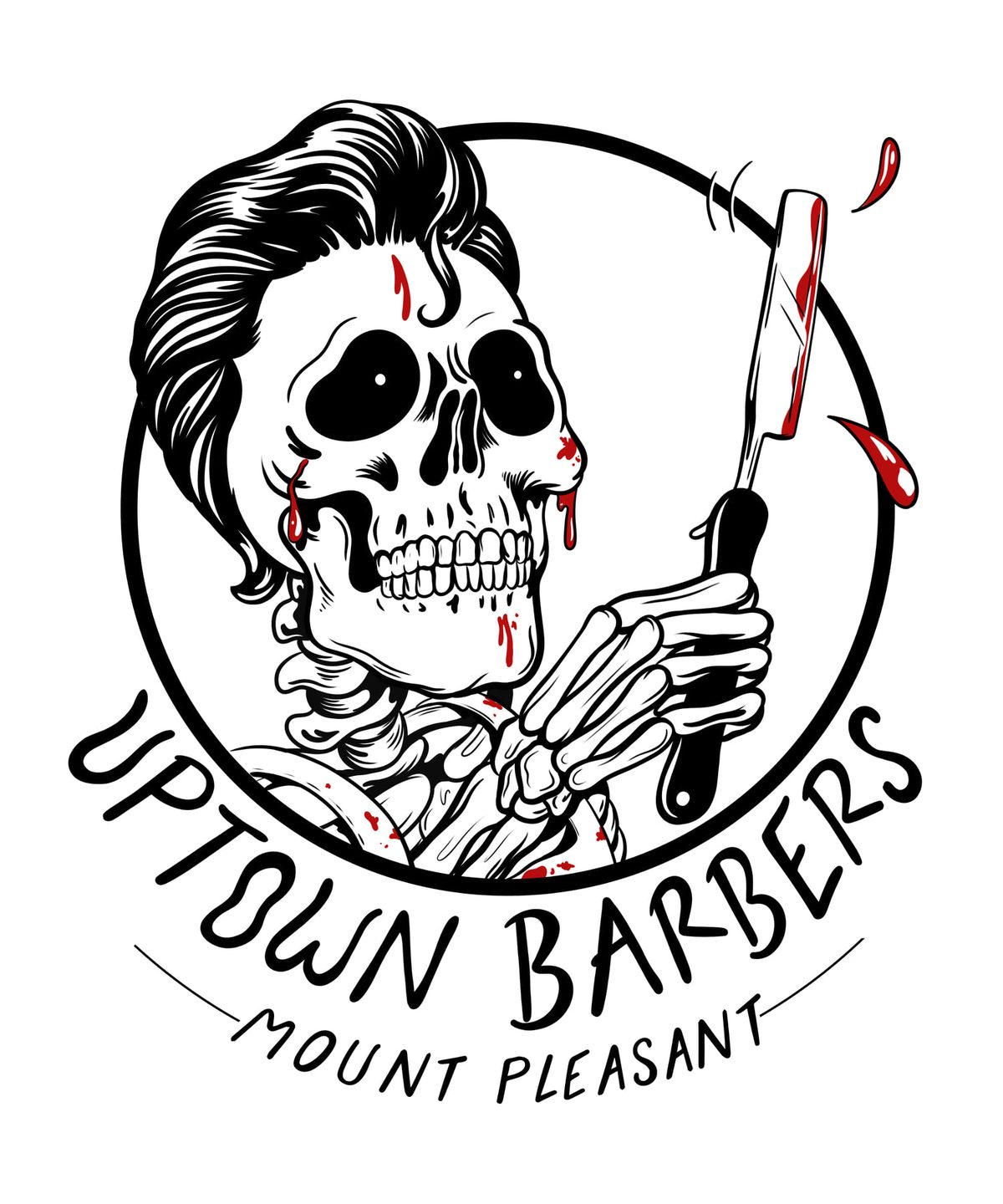 Uptown Barbers Logo